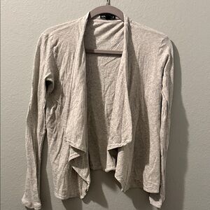 J.CREW mercantile xxs Light Gray Draped Cardigan